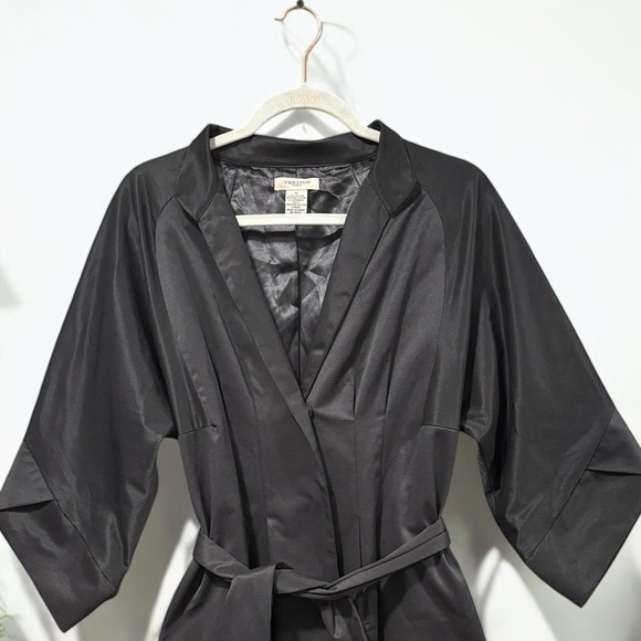 VERTIGO PARIS Avant Garde Origami Dresscoat Overcoat trench coat sz M - Picture 9 of 9